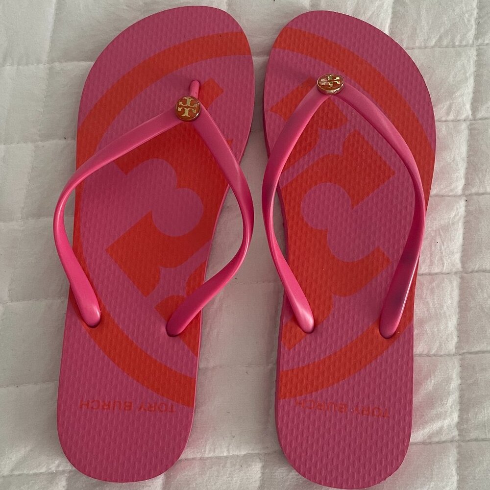 Tory Burch Emory Logo Thin Flip Flop Sandal